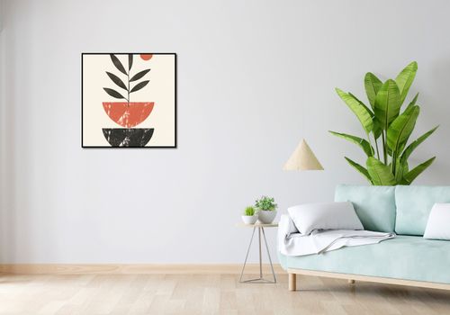 Plakat 70x70cm Roślinna Sztuka na Arena.pl