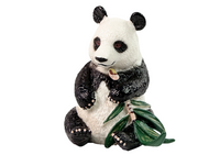 KOLEKCJONERSKA FIGURKA  PANDA WIELKA Z BAMBUSEM