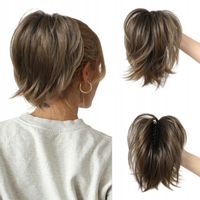 Doczepiany kok na klipsie treska na klamrze Dopinany kucyk w 5 sekund