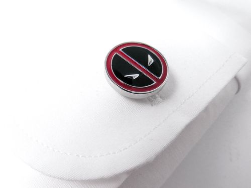 Okrągłe spinki do mankietów Deadpool U230 na Arena.pl