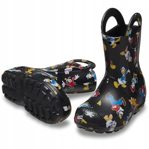 Crocs Dziecięce Lekkie Kalosze Gumowce Handlle Mickey Friends Boot 27-28 na Arena.pl