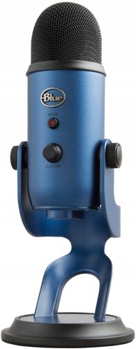 Mikrofon pojemnościowy studyjny BLUE YETI NIEBIESKI USB - granatowy na Arena.pl