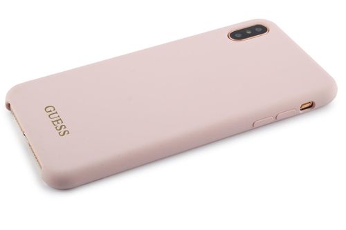 GUESS SILICONE CASE - iPhone XS Max - LIGHT PINK na Arena.pl
