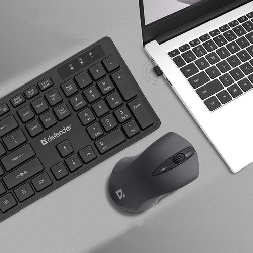 Klawiatura Bezprzewodowa i Mysz Zestaw Defender LIMA C-993 do Komputera na Arena.pl
