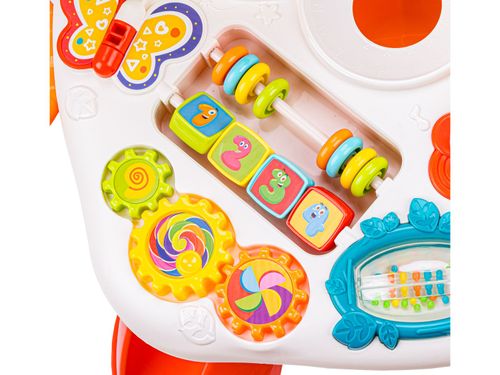 DLA NAJMŁODSZYCH STOLIK Z ZJEŻDŻALNIĄ  GRZECHOTKĄ I MELODIĄ na Arena.pl