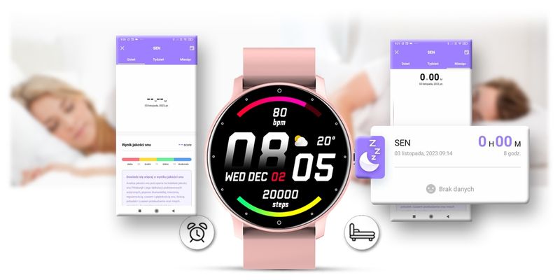 smartwatch damski gravity gt1-1 zdjęcie 10