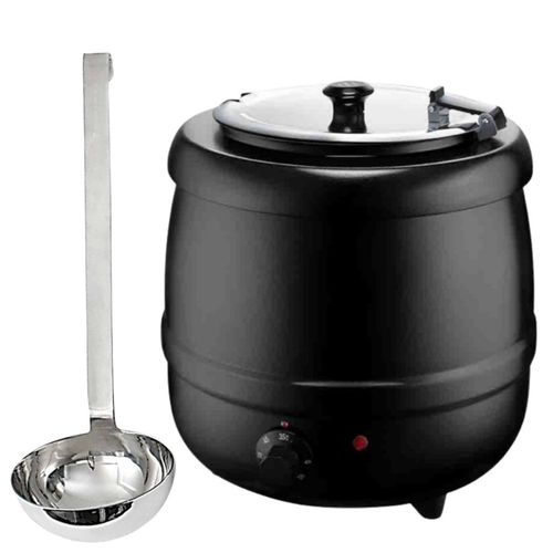 KOCIOŁEK DO ZUPY PODGRZEWACZ ELEKTRYCZNY 10L BUFETOWY Z CHOCHLĄ 0,25L YF851 na Arena.pl