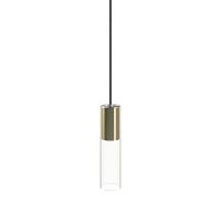 Nowoczesna lampa wisząca Cylinder 7868 zwis do salonu mosiądz