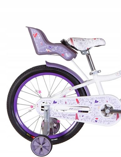 Rower dziecięcy Formula ALICIA koło 18 "+ GRATIS KOSZ I FOTELIK DLA LALEK na Arena.pl