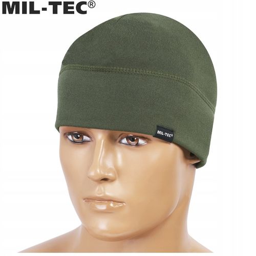 CZAPKA ZIMOWA TERMOAKTYWNA SPORTOWA MIL-TEC BEANIE SOFT POLAROWA OLIVE na Arena.pl