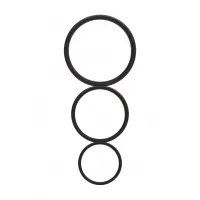 shots toys flat ring zestaw 3 płaskich pierścieni anatomicznych