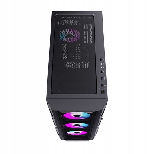 Obudowa do komputera PC Preyon Nest Meshy+ czarna midi ATX 4 x ARGB na Arena.pl