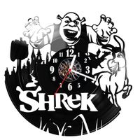 Zegar ścienny z płyty winylowej Shrek 918.14