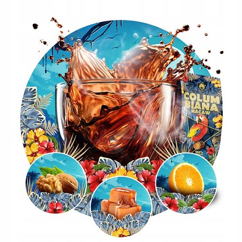 Kawa ziarnista 1kg x2 ŚWIEŻO PALONA Cubana + Macaw ARABICA 100% + na Arena.pl