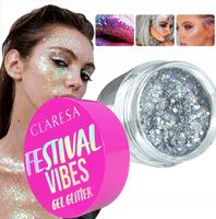 CLARESA FESTIVAL VIBE BROKAT W ŻELU DO TWARZY CIAŁA WŁOSÓW 03 I DON'T CARE