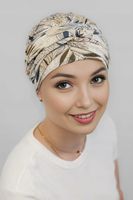 Turban Nicoletta B284 Bambus Turbany po chemioterapii chusta oliwka