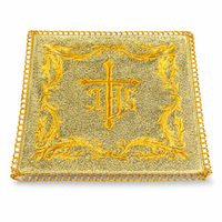 Pałka Liturgiczna Złota Ihs Haft Eucharystyczny Na Kielich