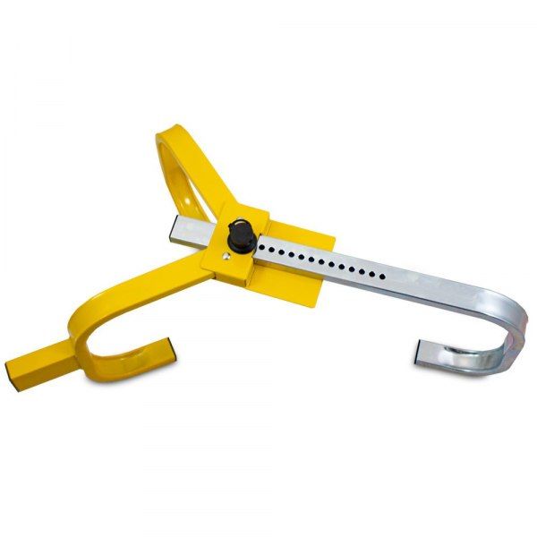 18088 Zabezpieczenie antykradzieżowe na koło blokada żółta stalowa zdjęcie 2