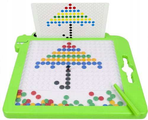 TABLICA MAGNETYCZNA DINOZAUR UKŁADANKA MOZAIKA MONTESSORII na Arena.pl