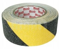 TAŚMA ANTYPOŚ. SCHODOWA ŻÓŁTO-CZARNA 50mm x 10m