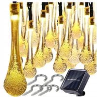 Girlanda Solarna Świetlna LED 30X ŻARÓWKA IP44 5m