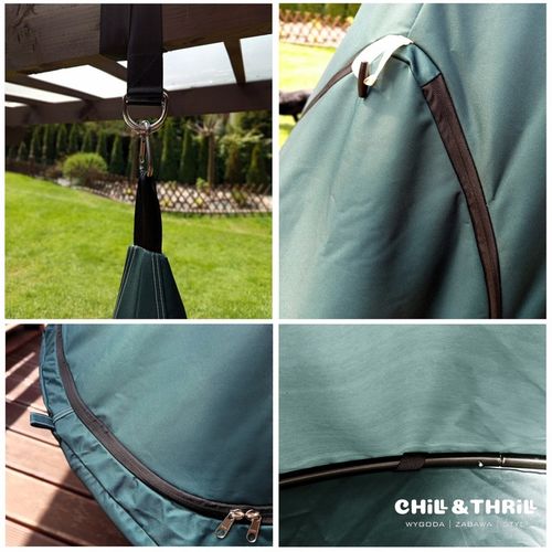 KOKON WISZĄCY NAMIOT HAMAK HUŚTAWKA GNIAZDO DO OGRODU POKOJU 100x110 INNY na Arena.pl