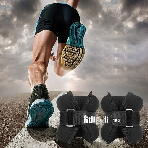 OBCIĄŻNIKI NA KOSTKI RĘCE 1 KG CIEŻARKI NA NOGI NADGARSTKI 2x 1KG na Arena.pl