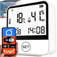 Stacja pogodowa WiFi Termometr Higrometr ZDALNY DOSTĘP Zegar Aplikacja