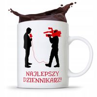 Kubek Dziennikarza Reportera Najlepszy Dziennikarz Z Nadrukiem Ze Zdjęciem