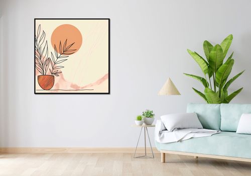 Plakat 100x100cm Widok nad Pustynią na Arena.pl