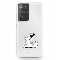 Plecki Karl Lagerfeld do Samsung Galaxy S21 Ultra bezbarwny