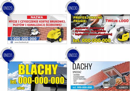Reklama Naklejka na samochód DACHY SPRZEDAŻ na Arena.pl