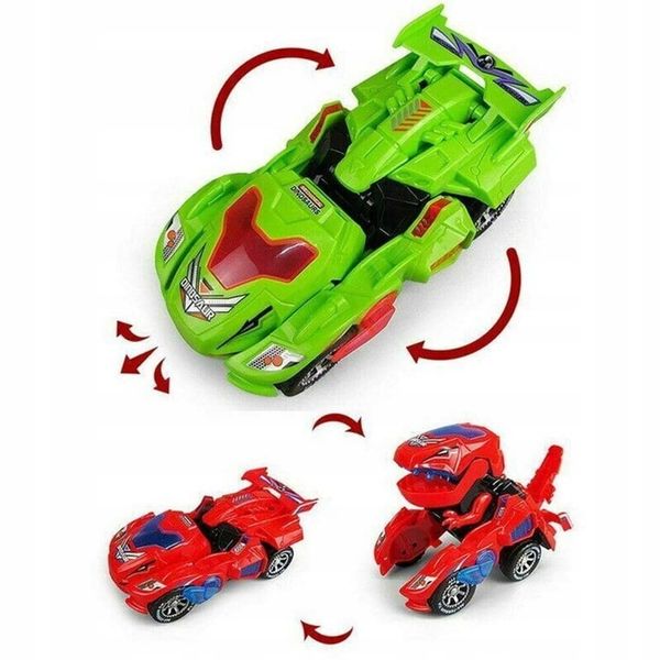 AUTO ROBOT DINOZAUR TRANSFORMUJĄCE AUTKO BOT 2w1 zdjęcie 16
