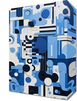 Obraz 20x30cm Niebieski Labirynt