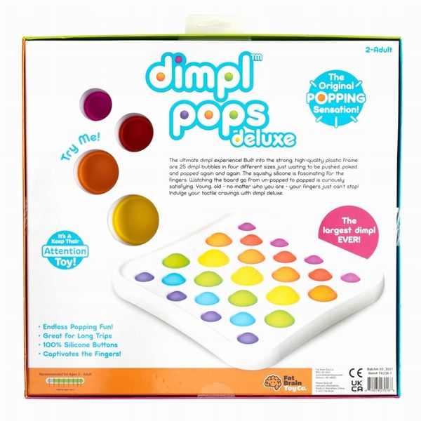 Kolorowe Bąbelki Dimpl Pops Delux Duży Big zdjęcie 5