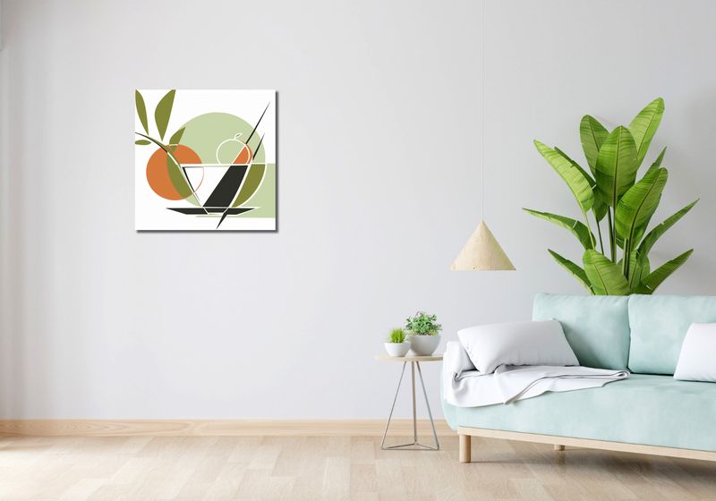 Obraz 60x60cm Owocowa Herbata zdjęcie 2