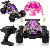 FIOLETOWE AUTO AUTKO RC ZDALNIE STEROWANY RÓŻ 25km/h DZIEWCZYNKI 2xOBUDOWA