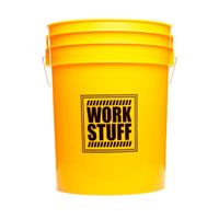 Żółte wiadro do mycia auta Work Stuff 20L