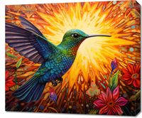 Obraz 70x60cm Koliber Barw