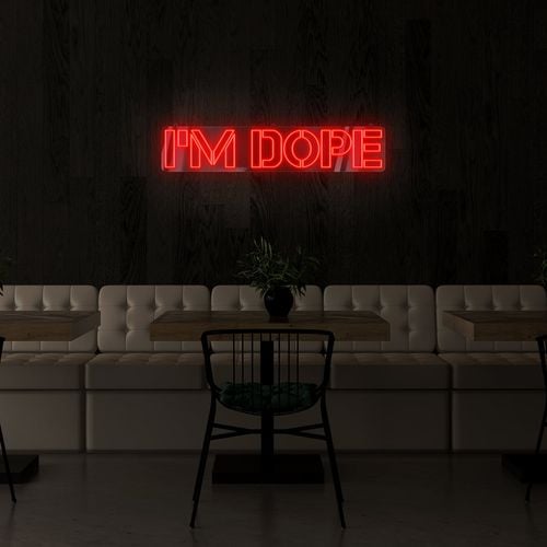 Napis LED I'm Dope na Arena.pl