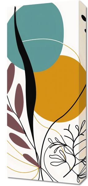 Obraz 30x70cm Akwarelowe Przebudzenie zdjęcie 1