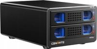 CENMATE Podwójna Obudowa dysku twardego z wentylatorem SATA HDD/SSD USB A/C
