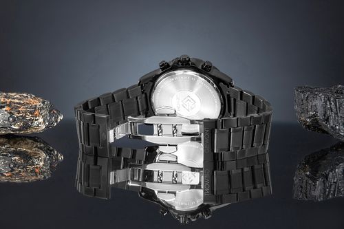 zegarek męski giewont chronograph sapphire czarny gw9460-b1 na Arena.pl