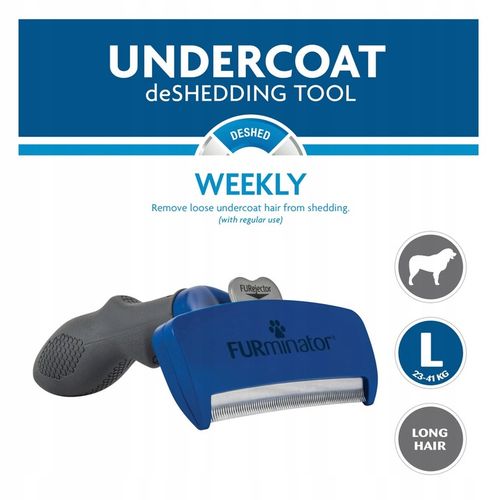 Furminator L Dla Dużych Psów Długowłosych Szczotka na Arena.pl