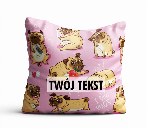 Poduszka DZIECIĘCA z Twoim napisem PD35 buldog na Arena.pl
