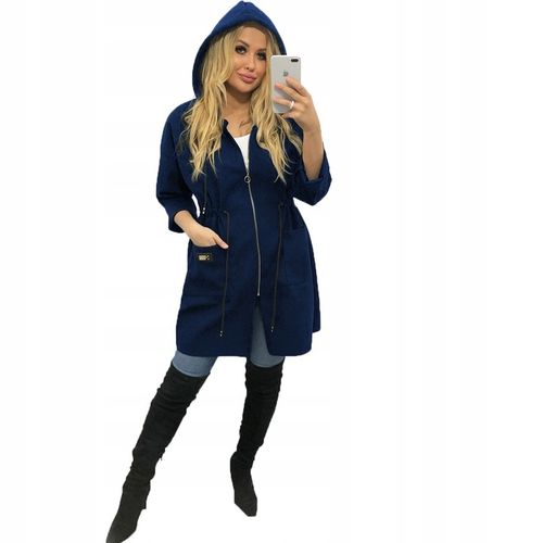 PŁASZCZ 2w1 BLUZA Z KAPTUREM oversize KURTKA na Arena.pl
