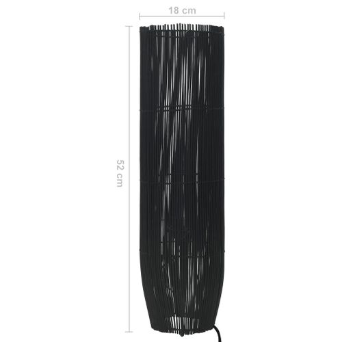 Lampa Podłogowa, Wiklina, Czarna, 52 Cm, E27 na Arena.pl