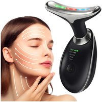 Masażer twarzy i szyi liftingujący ujędrniający soniczny masaż EMS wibracja