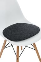 Poduszka na krzesło Side Chair szary ciemny