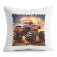 PODUSZKA BIAŁA PREZENT - AUTO MONSTER TRUCK